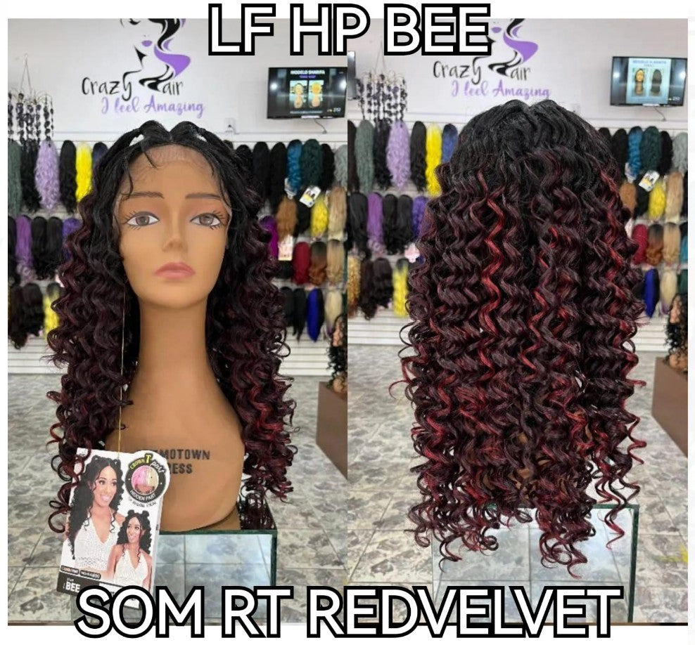 BEE - Peluca HD Lace Front, Crown T Part