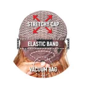 SHELL -Lace Front, Peluca Vacuum Bag