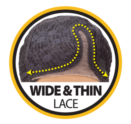 AYLIN - Peluca con Deep; Wide Part,Glueless