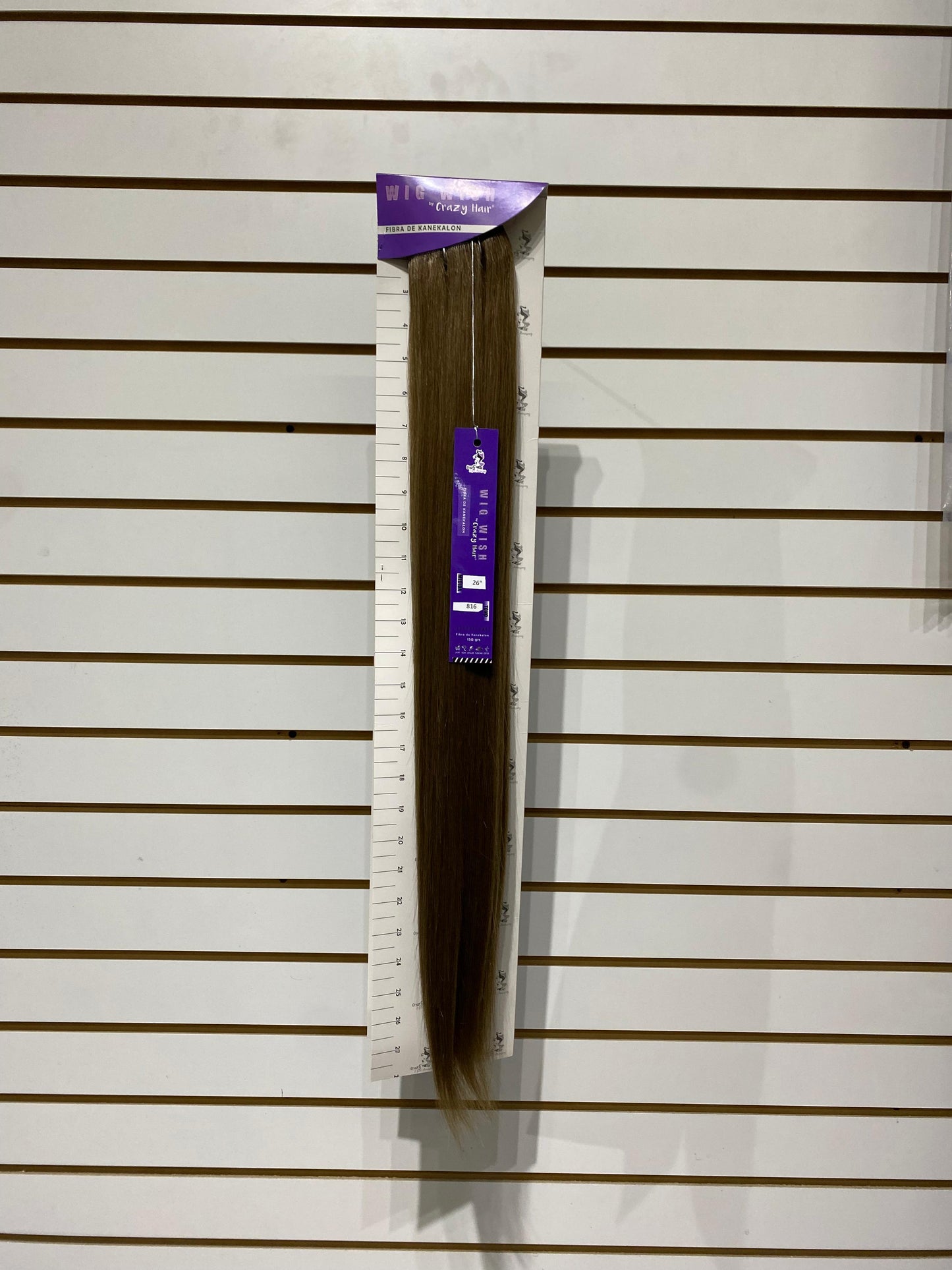 Wig Wish Extensión Straight 30" - Extensión de Fibra Premium de Kanekalon de 30 Pulgadas