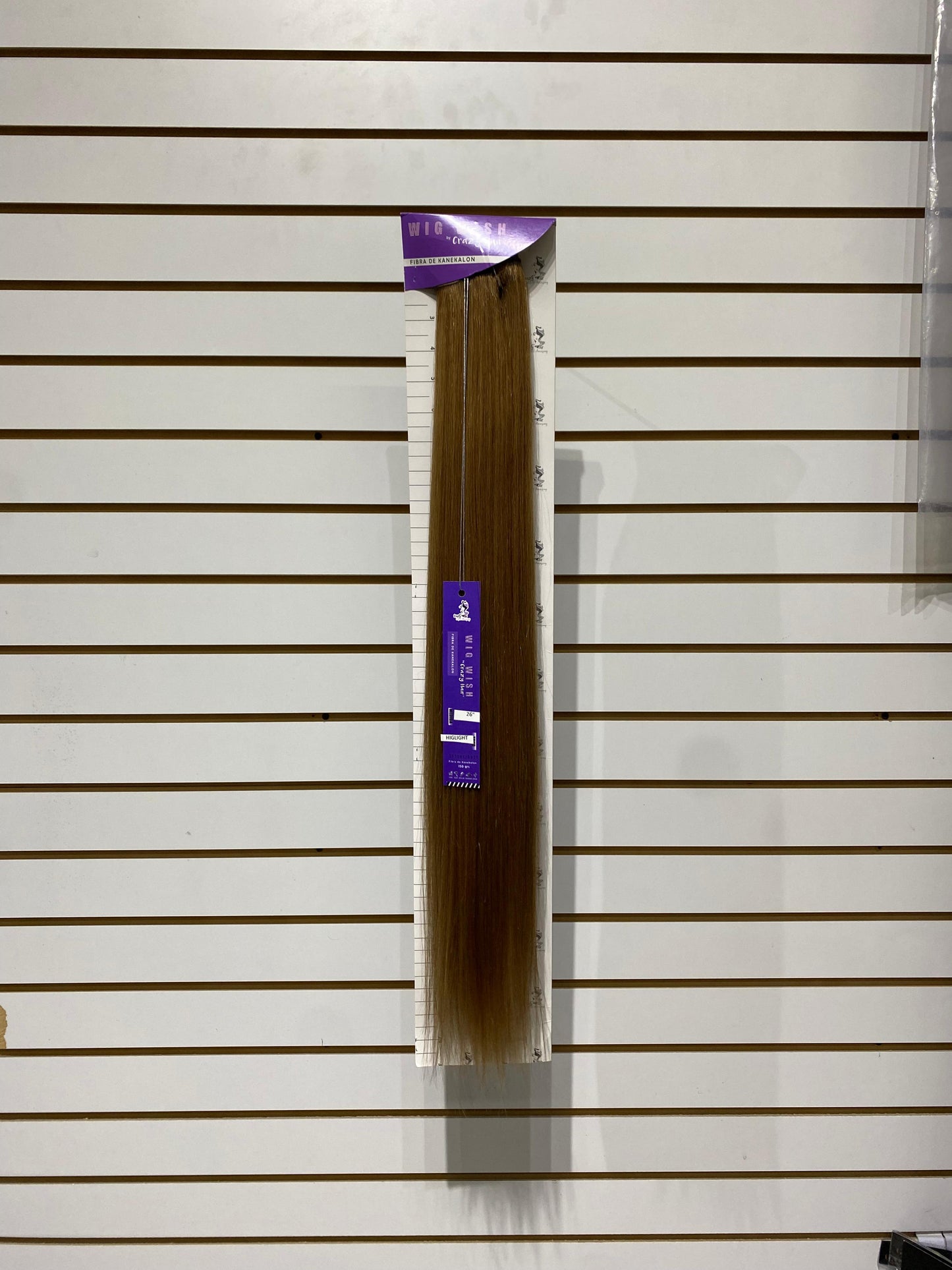Wig Wish Extensión Straight 30" - Extensión de Fibra Premium de Kanekalon de 30 Pulgadas