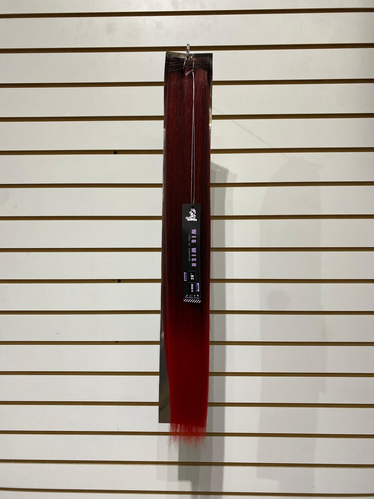 Wig Wish Extensión Straight 30" - Extensión de Fibra Premium de Kanekalon de 30 Pulgadas