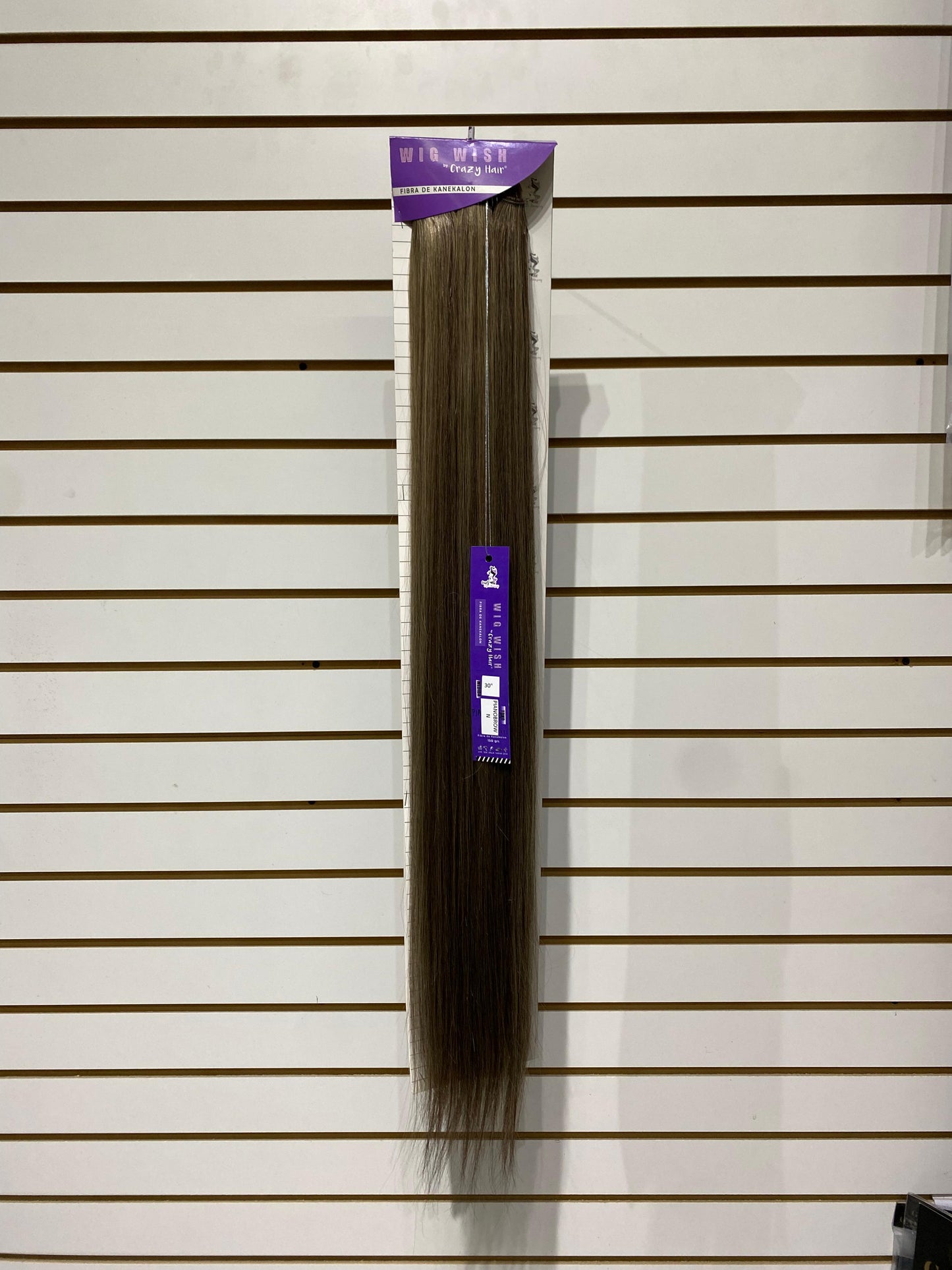 Wig Wish Extensión Straight 30" - Extensión de Fibra Premium de Kanekalon de 30 Pulgadas