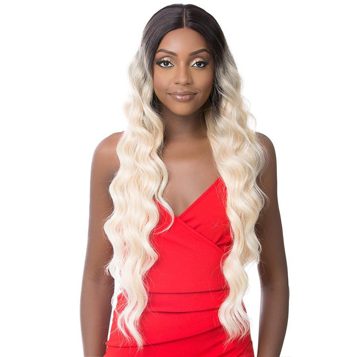 BEACH WAVE 32" - Peluca Cabello Humano Mix, HD Lace Front