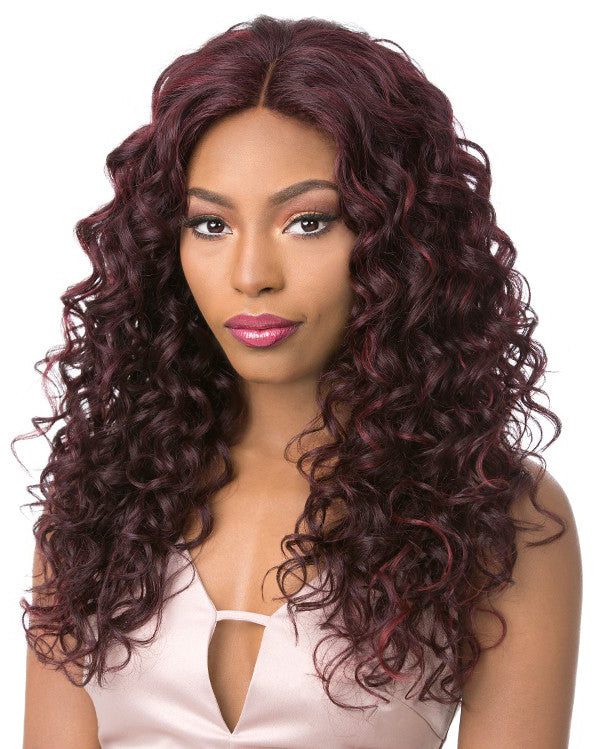 AGITA - Peluca Cabello Humano Mix, HD Lace Front