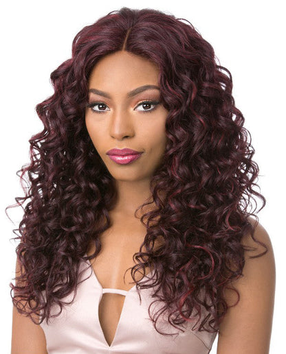 AGITA - Peluca Cabello Humano Mix, HD Lace Front