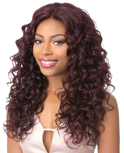 AGITA - Peluca Cabello Humano Mix, HD Lace Front