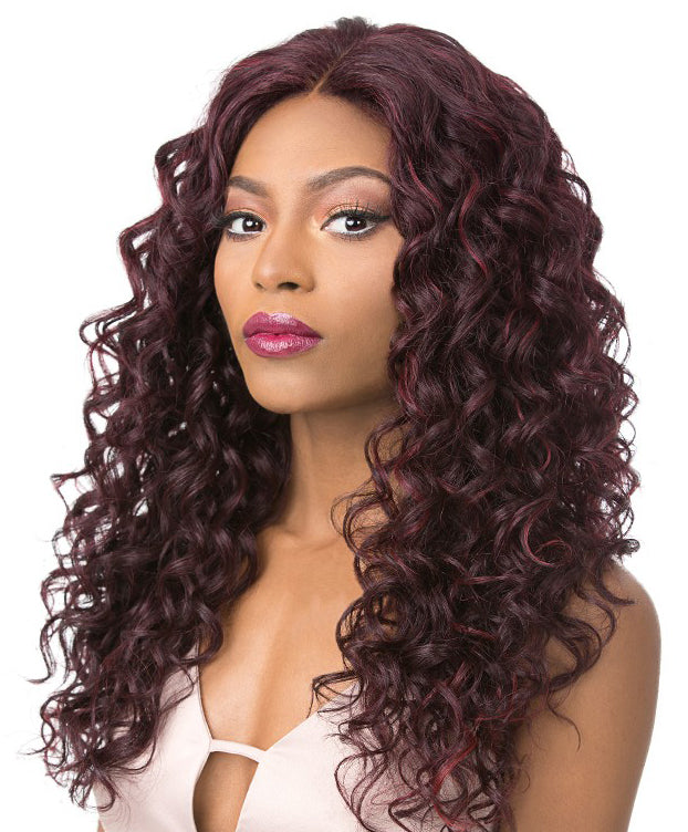 AGITA - Peluca Cabello Humano Mix, HD Lace Front