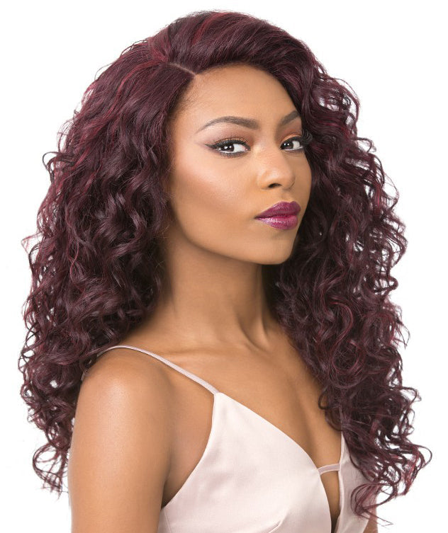 AGITA - Peluca Cabello Humano Mix, HD Lace Front