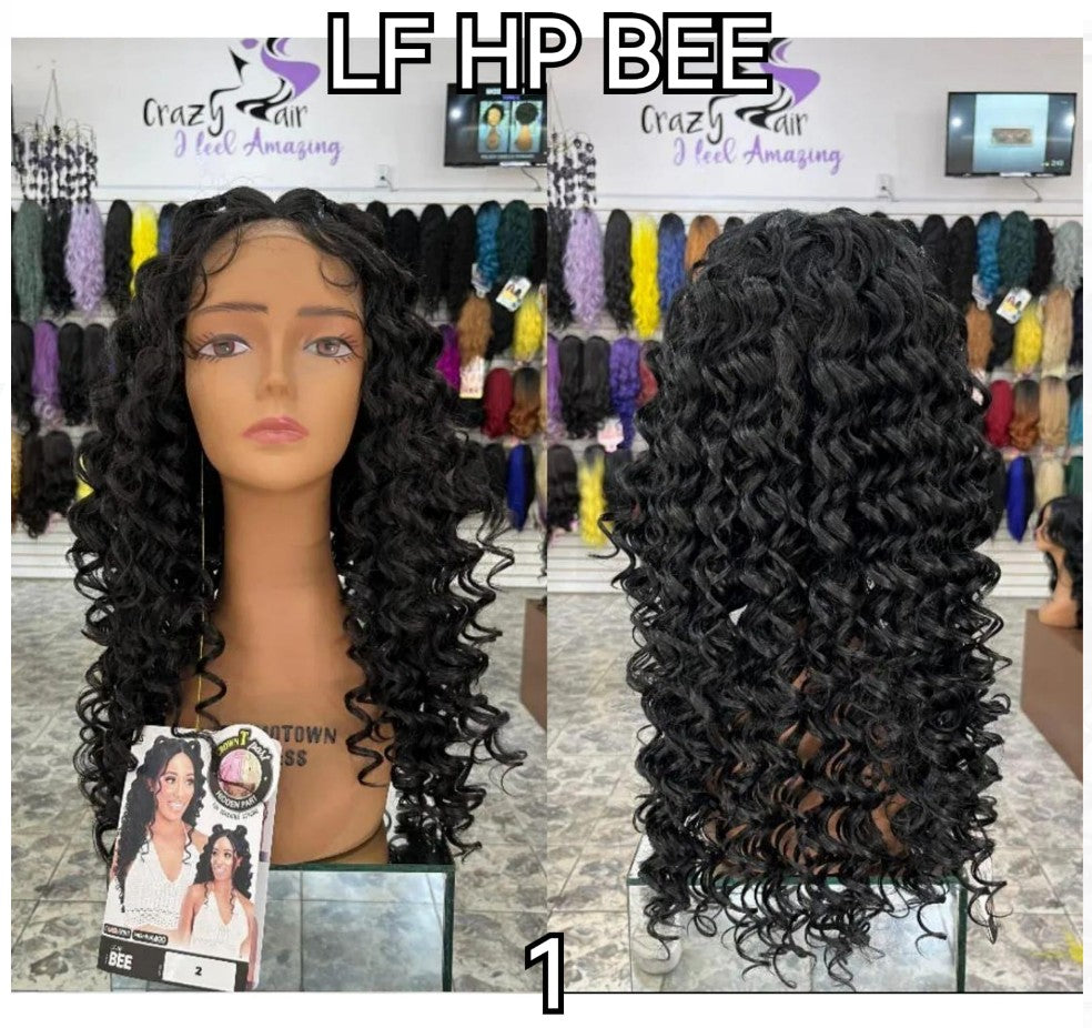 BEE - Peluca HD Lace Front, Crown T Part