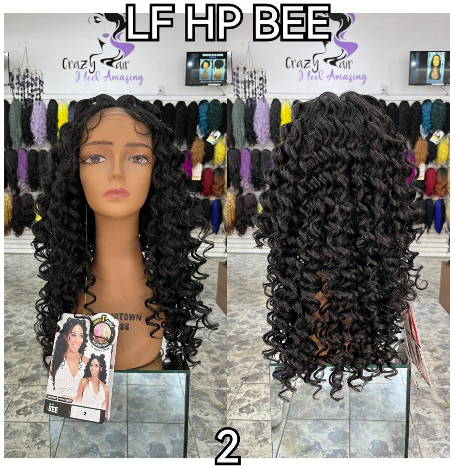 BEE - Peluca HD Lace Front, Crown T Part