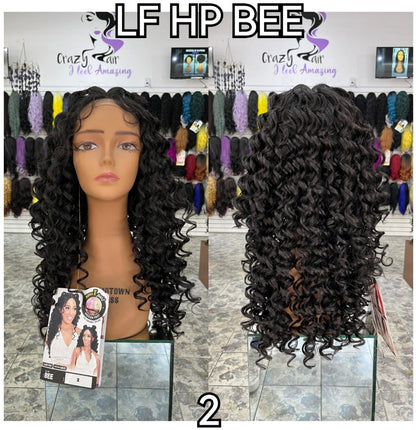 BEE - Peluca HD Lace Front, Crown T Part