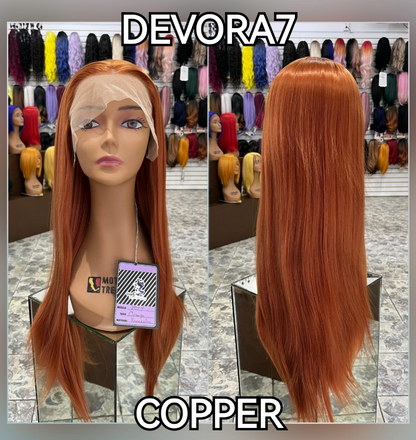 Devora7 -  Peluca HD Lace Front, Lace 13x4