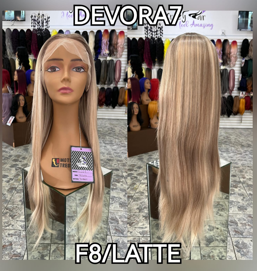 Devora7 -  Peluca HD Lace Front, Lace 13x4