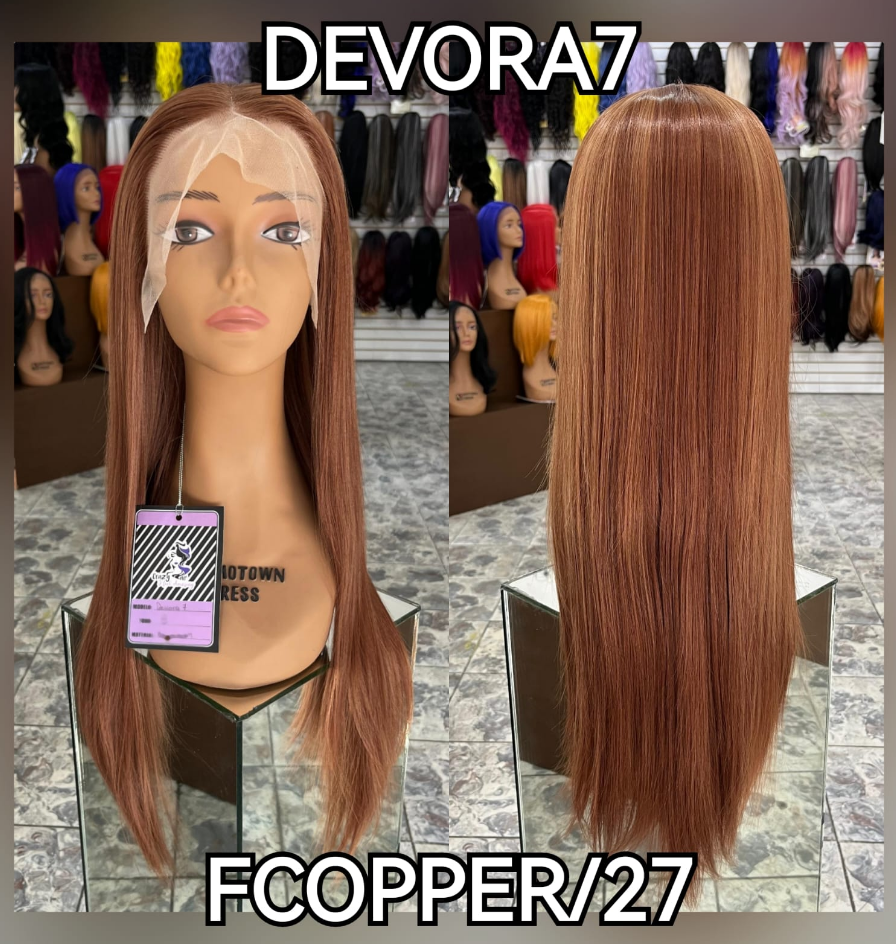 Devora7 -  Peluca HD Lace Front, Lace 13x4