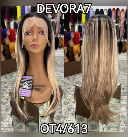 Devora7 -  Peluca HD Lace Front, Lace 13x4