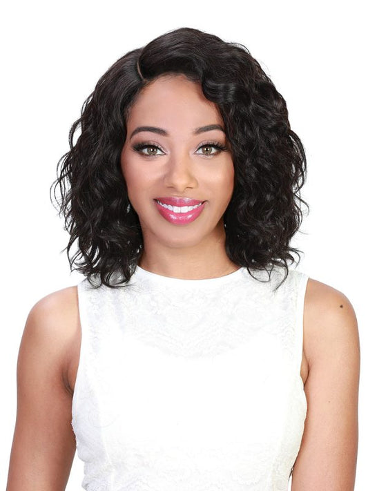 LIVIA - Peluca 100% Cabello Humano Brasile??o Vigen, Lace Front, 5" Deep Part