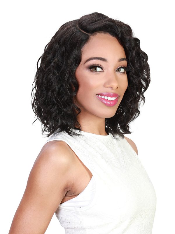 LIVIA - Peluca 100% Cabello Humano Brasile??o Vigen, Lace Front, 5" Deep Part