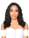 WW PIO - Peluca 100% Cabello Humano Brasileño Vigen, HD Lace Front, 6" Lace Part, Wet & Wavy