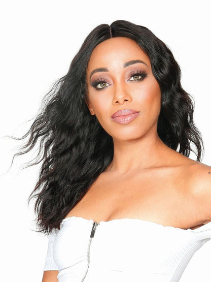 WW PIO - Peluca 100% Cabello Humano Brasileño Vigen, HD Lace Front, 6" Lace Part, Wet & Wavy