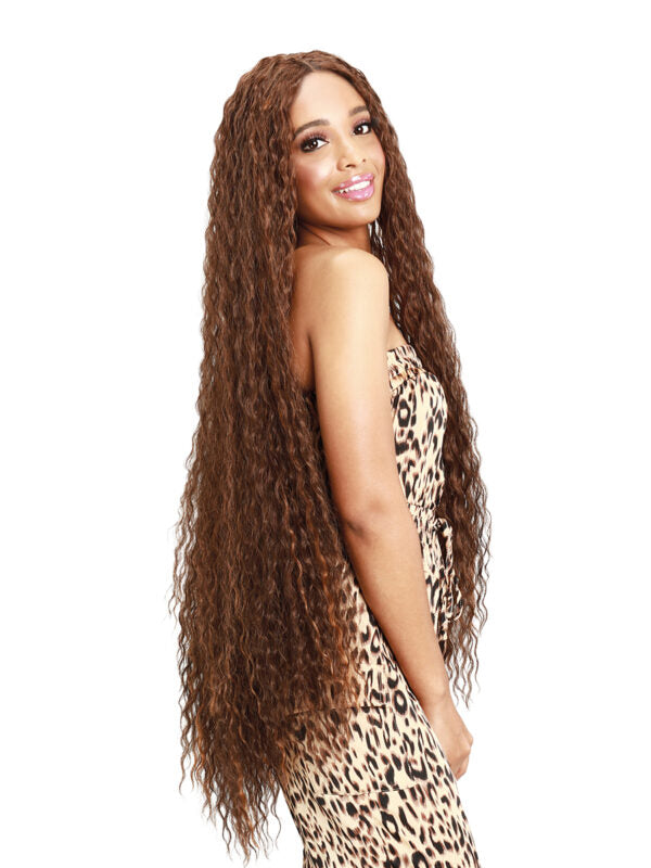 EXL ROSE - Peluca HD Lace Front, Tangle Free, 36" de Largo