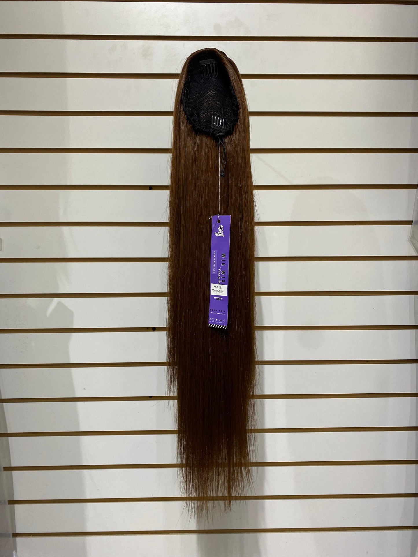 WIG WISH STRAIGHT M-012 - Ponytail Drawstring/Cordón
