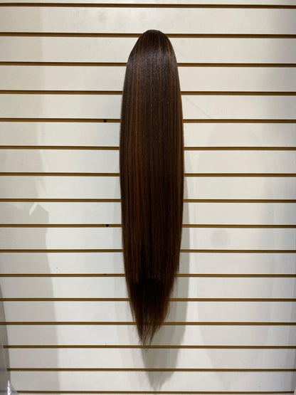 WIG WISH STRAIGHT M-012 - Ponytail Drawstring/Cordón