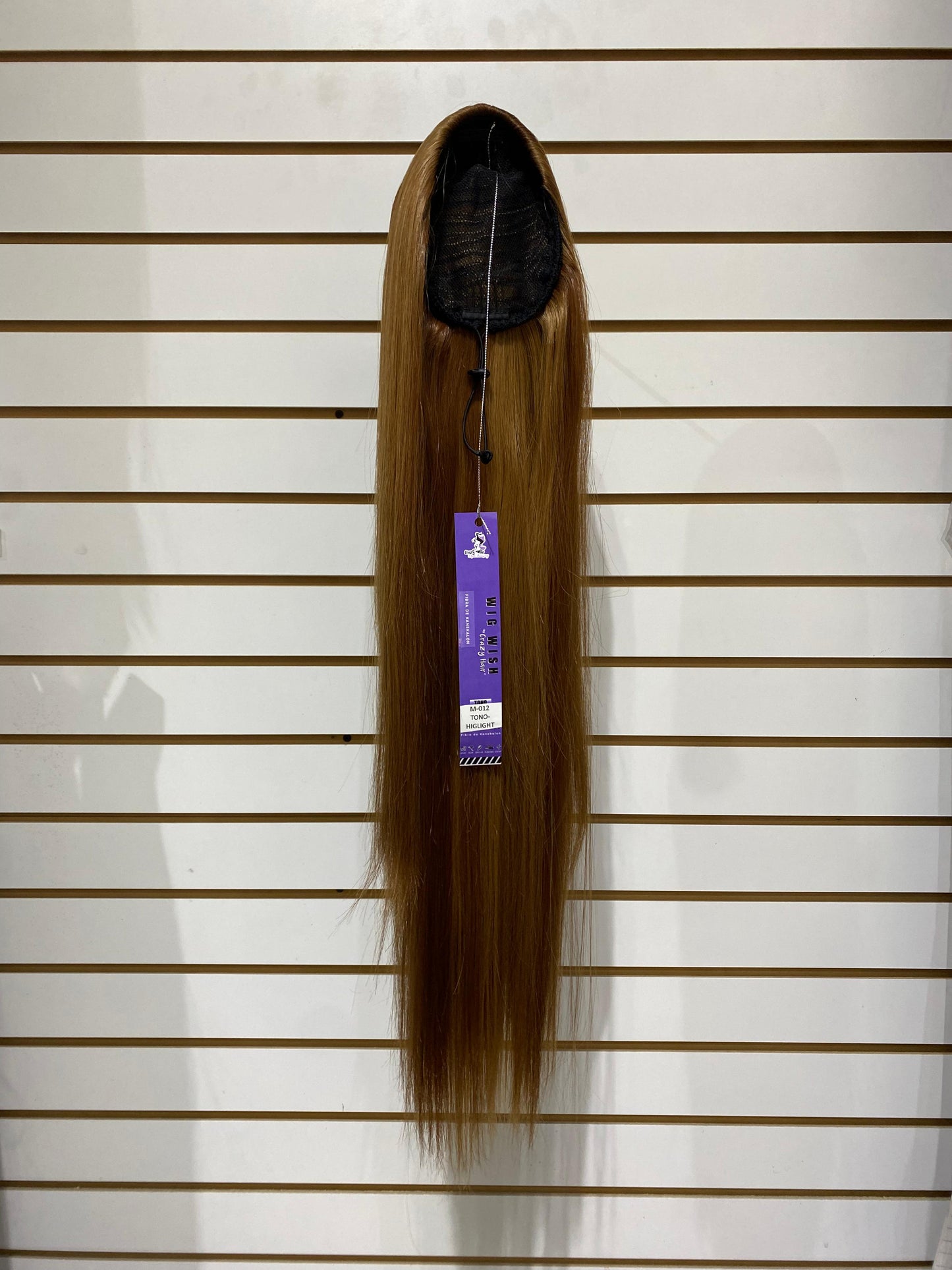 WIG WISH STRAIGHT M-012 - Ponytail Drawstring/Cordón