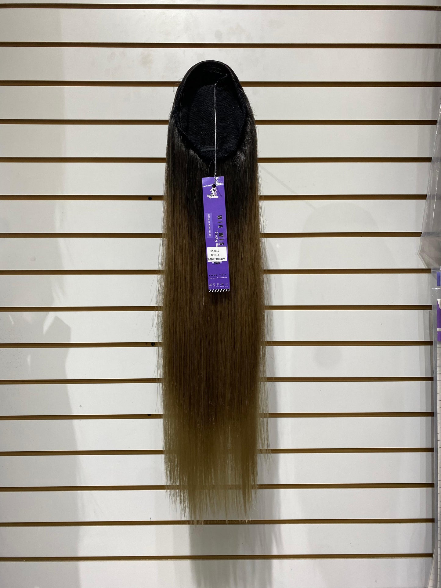 WIG WISH STRAIGHT M-012 - Ponytail Drawstring/Cordón