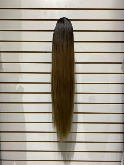 WIG WISH STRAIGHT M-012 - Ponytail Drawstring/Cordón