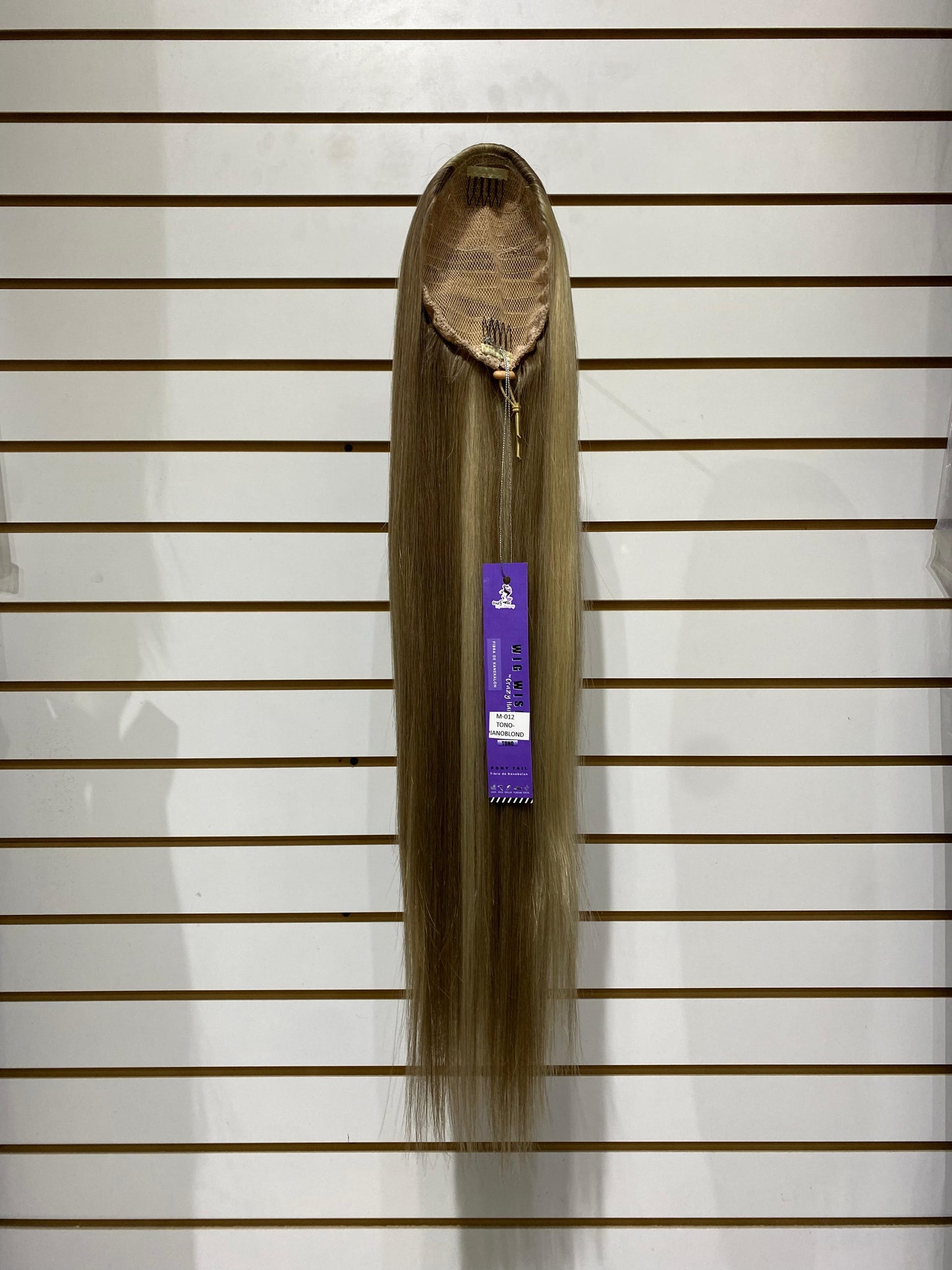 WIG WISH STRAIGHT M-012 - Ponytail Drawstring/Cordón