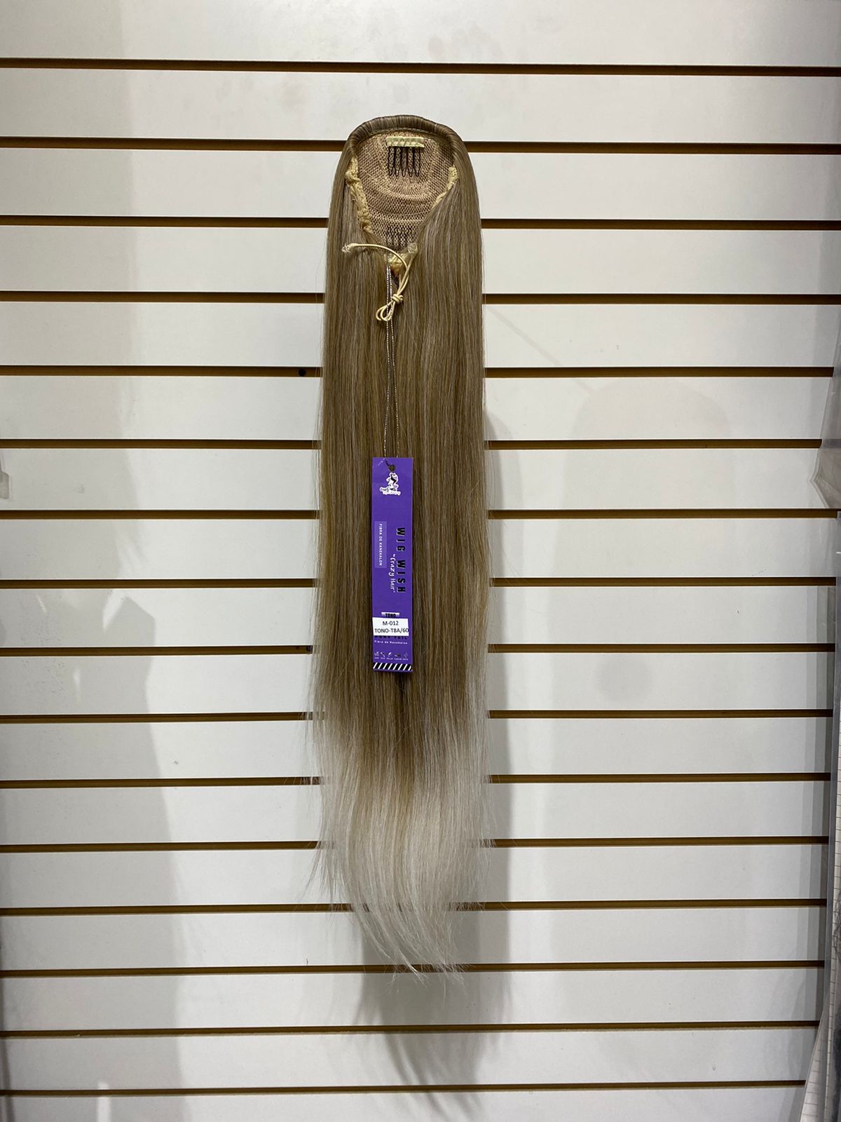 WIG WISH STRAIGHT M-012 - Ponytail Drawstring/Cordón