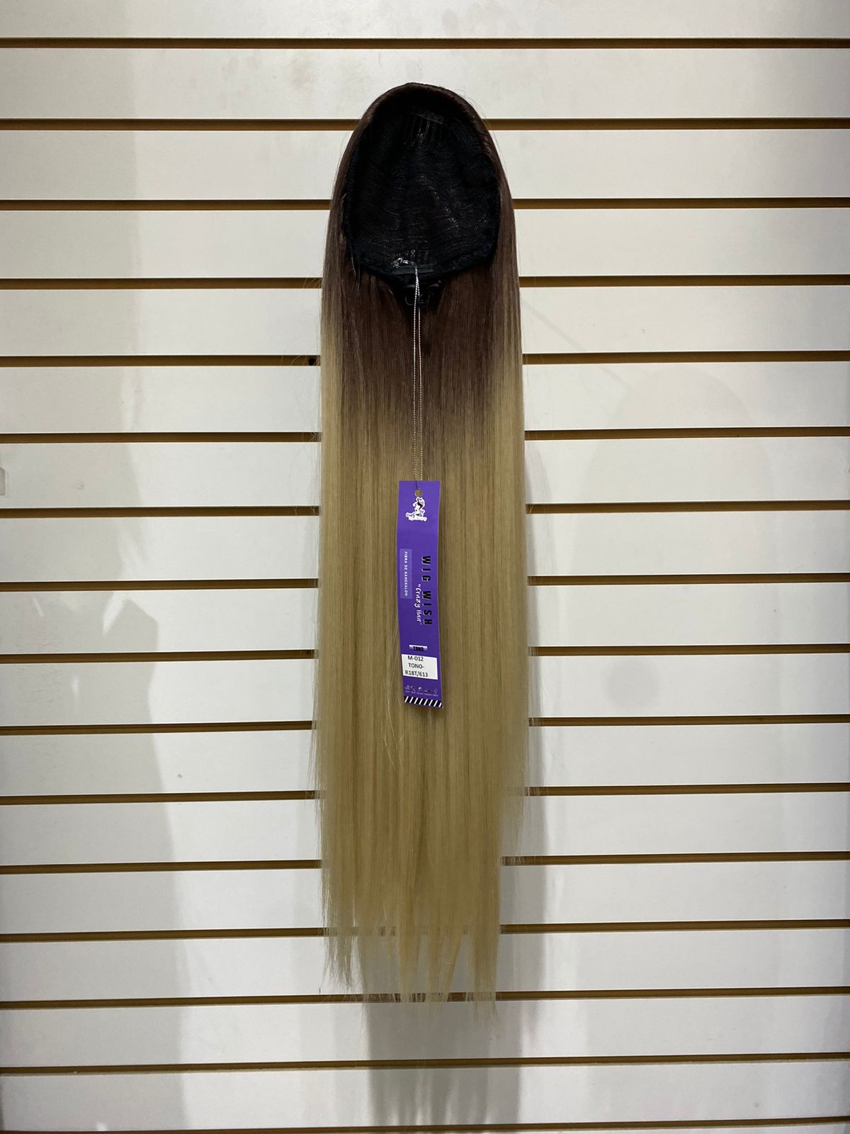 WIG WISH STRAIGHT M-012 - Ponytail Drawstring/Cordón