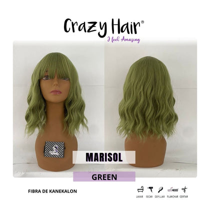 MARISOL - Peluca con Fleco Crazy Hair