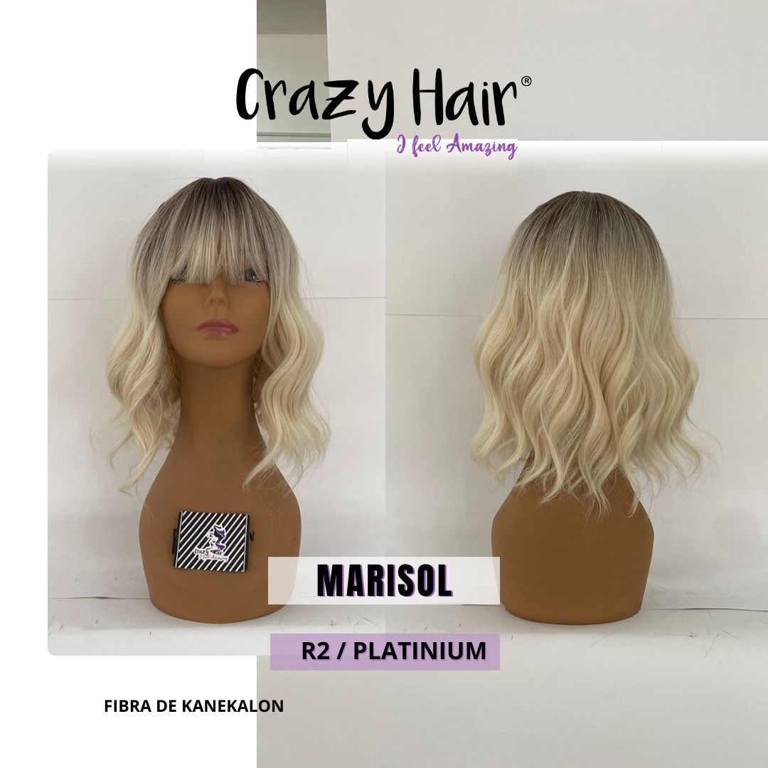 MARISOL - Peluca con Fleco Crazy Hair