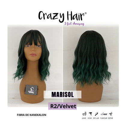 MARISOL - Peluca con Fleco Crazy Hair