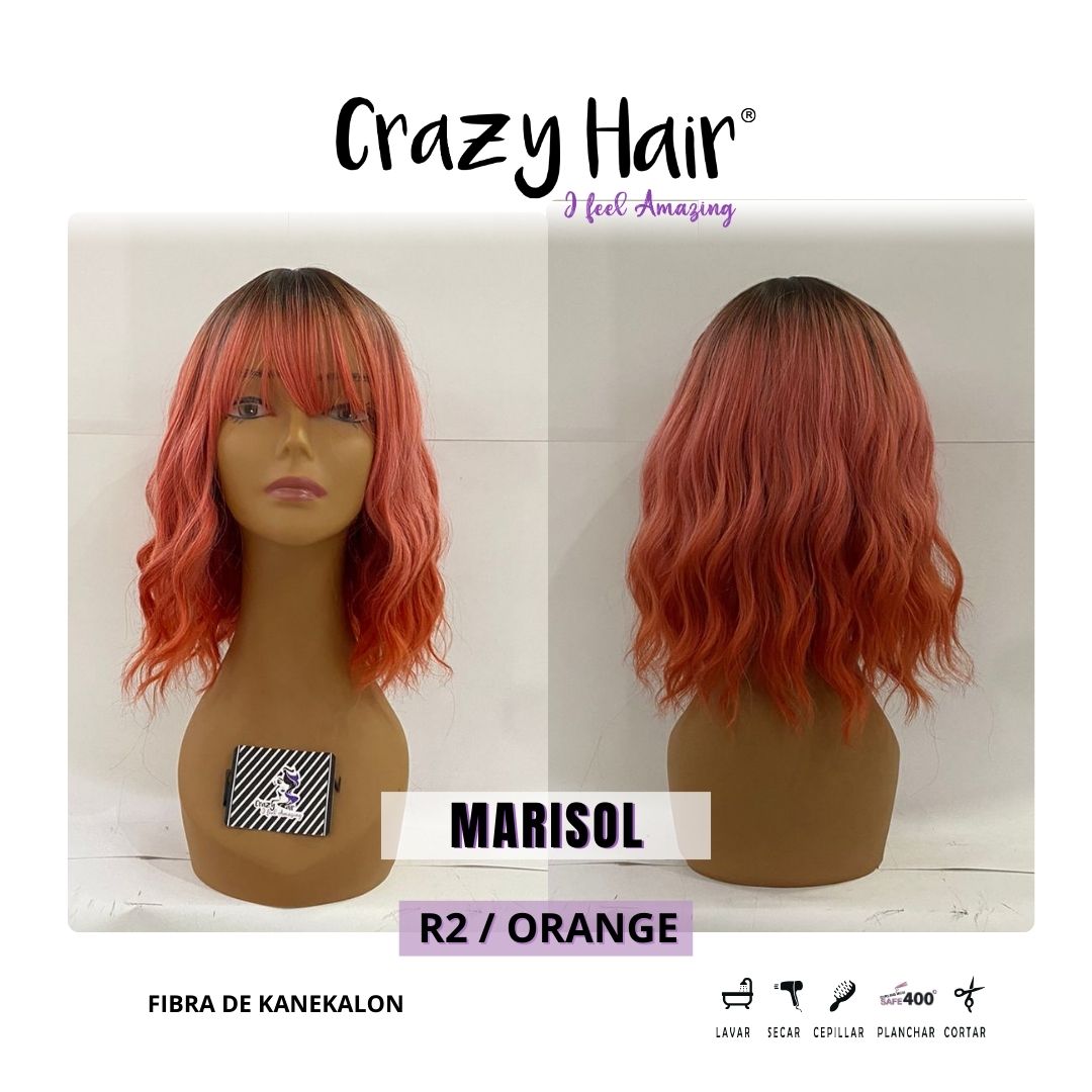 MARISOL - Peluca con Fleco Crazy Hair
