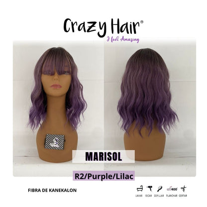 MARISOL - Peluca con Fleco Crazy Hair
