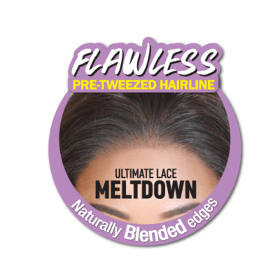 JOJO - Peluca Cabello Humano Mix, HD Lace Front, Free Part, Glueless