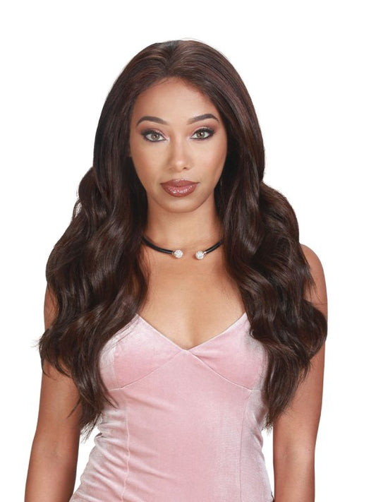 SATIN - Peluca Cabello Humano Mix, HD Lace Front, Full Lace