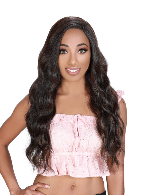 JOJO - Peluca Cabello Humano Mix, HD Lace Front, Free Part, Glueless