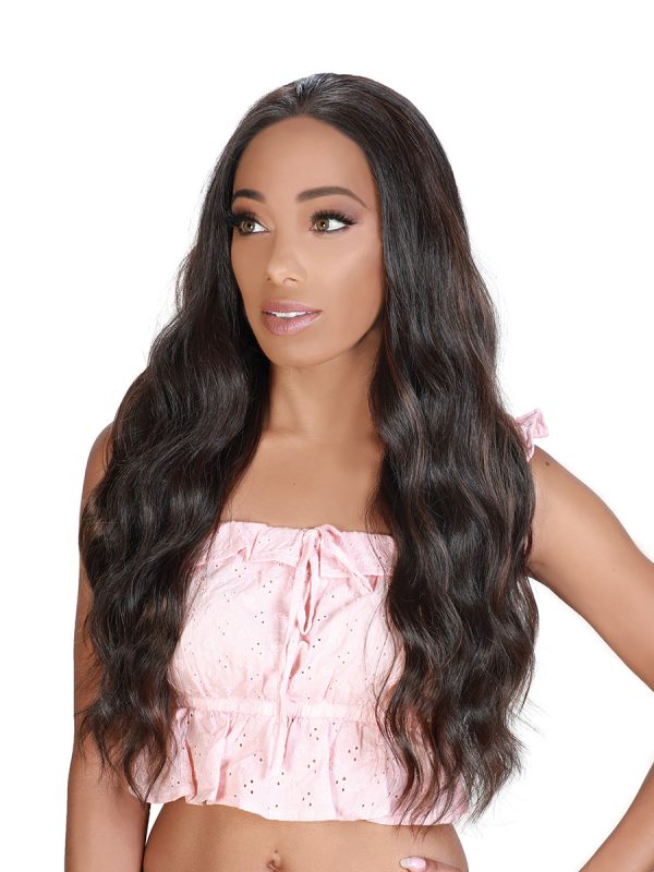 JOJO - Peluca Cabello Humano Mix, HD Lace Front, Free Part, Glueless