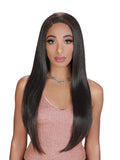 VOLVO - Peluca Cabello Humano Mix, HD Lace Front, Free Part Lace
