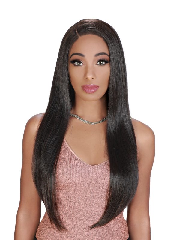 VOLVO - Peluca Cabello Humano Mix, HD Lace Front, Free Part Lace