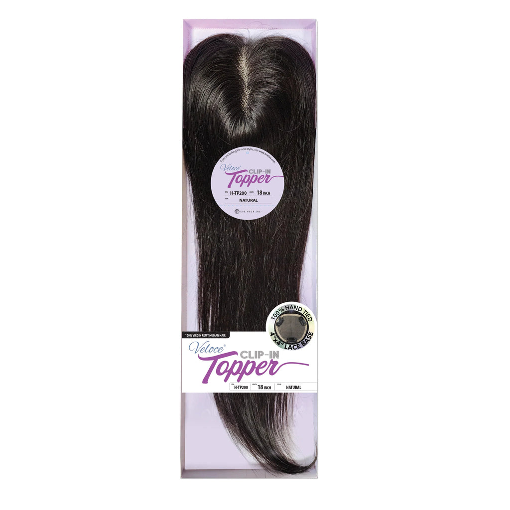H-TP200 - Topper 100% Cabello Humano, Lace 4x4, 12 Pulgadas