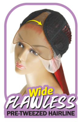 NAS - Peluca Cabello Humano Mix, HD Lace Front, Glueless