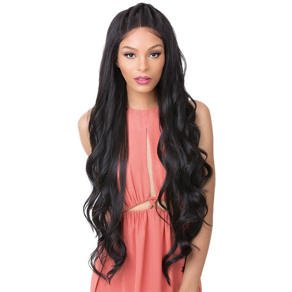 ADIRA- Peluca Cabello Humano Mix, HD Lace Front, Full Lace 360 Lace