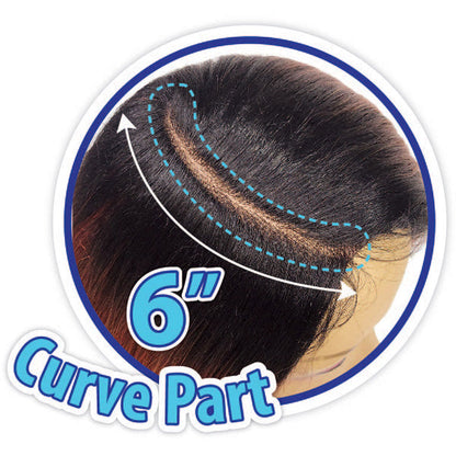 CURVE 2 - Peluca Lace Front, 6" Curve Part