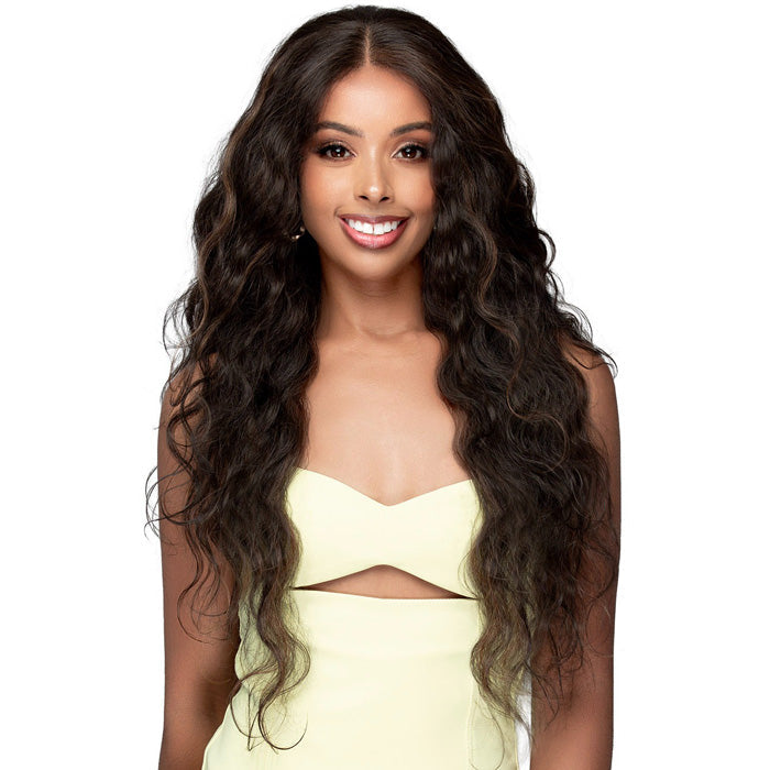 RAVEN - Peluca Cabello Humano Mix, HD Lace Front, Full Lace