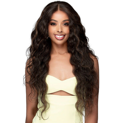 RAVEN - Peluca Cabello Humano Mix, HD Lace Front, Full Lace